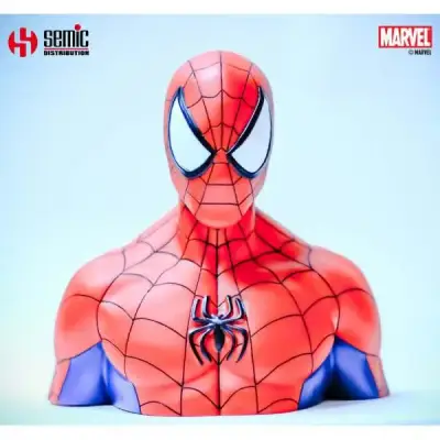 SPIDER-MAN - Spider Man Deluxe Bust Bank (semic) - Figurine